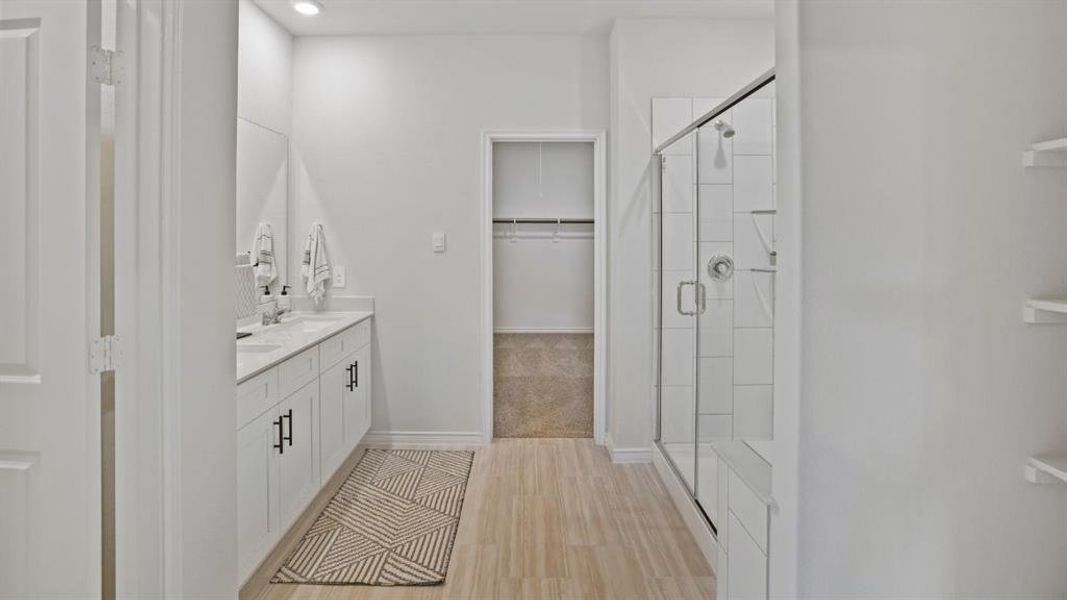 Furnished interior view inside a new home in The Preserve at Forum, Grand Prairie (Image 12).