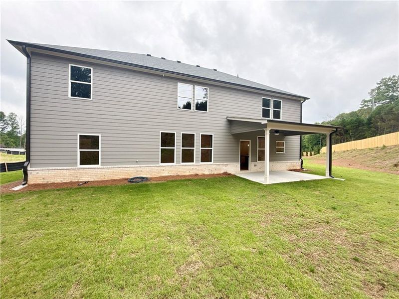 Exterior details and patio area of a home in , Hoschton (Image 4).