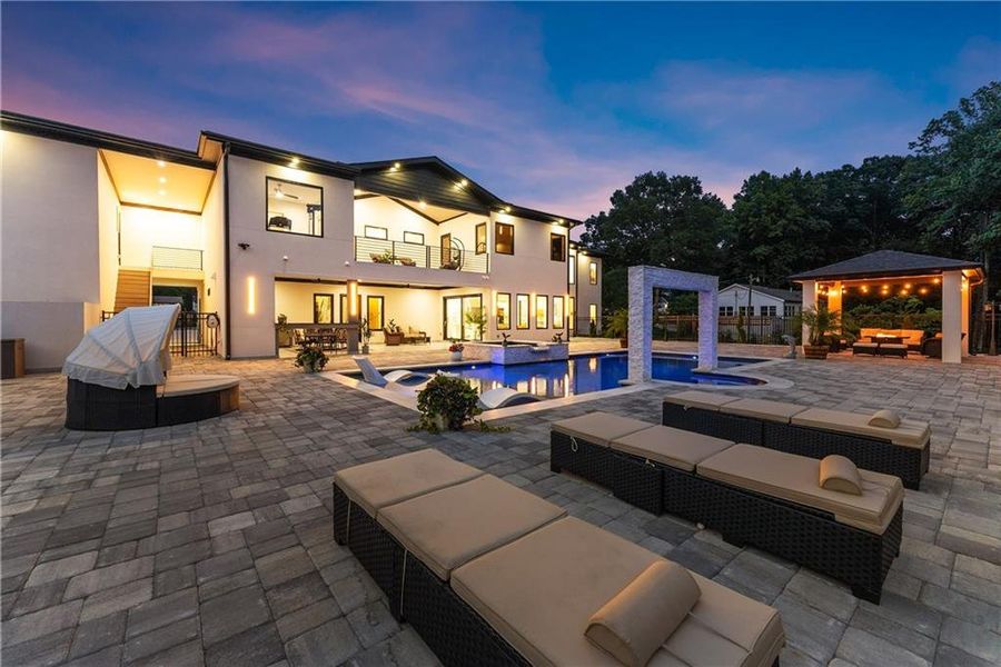 Exterior details and patio area of a home in , Lawrenceville (Image 53).