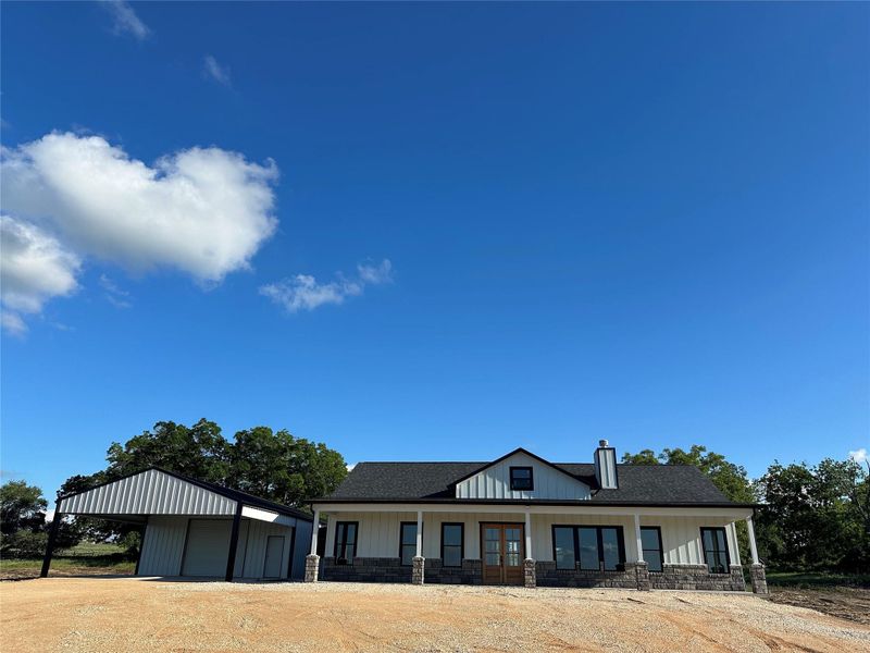 Front exterior of a new home in , Schulenburg, TX, highlighting curb appeal (Image 25).