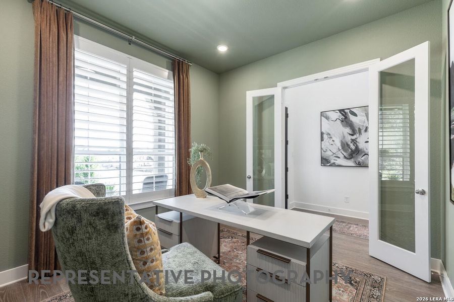 Furnished interior view inside a new home in Venado Crossing, Cibolo (Image 38).