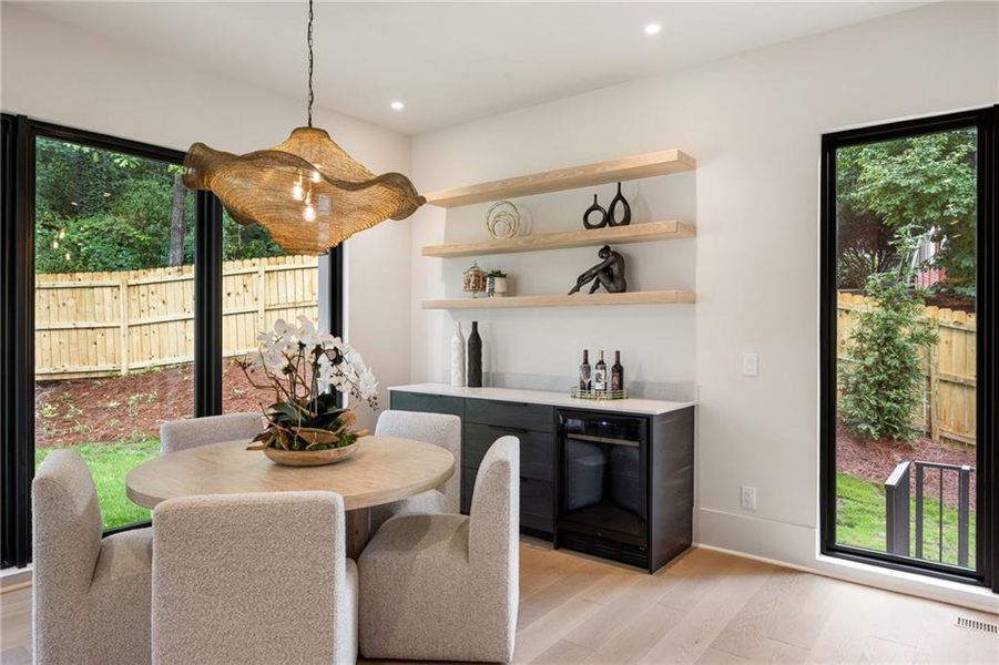 Furnished interior view inside a new home in , Atlanta (Image 51).