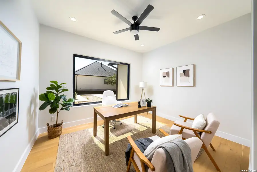 Furnished interior view inside a new home in , San Antonio (Image 58).
