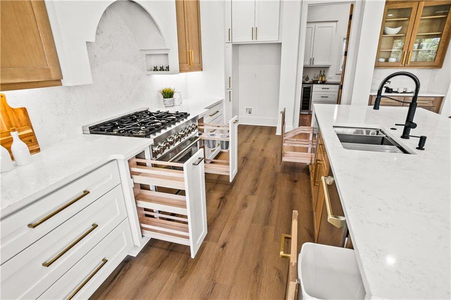 Furnished interior view inside a new home in , Canton (Image 44).