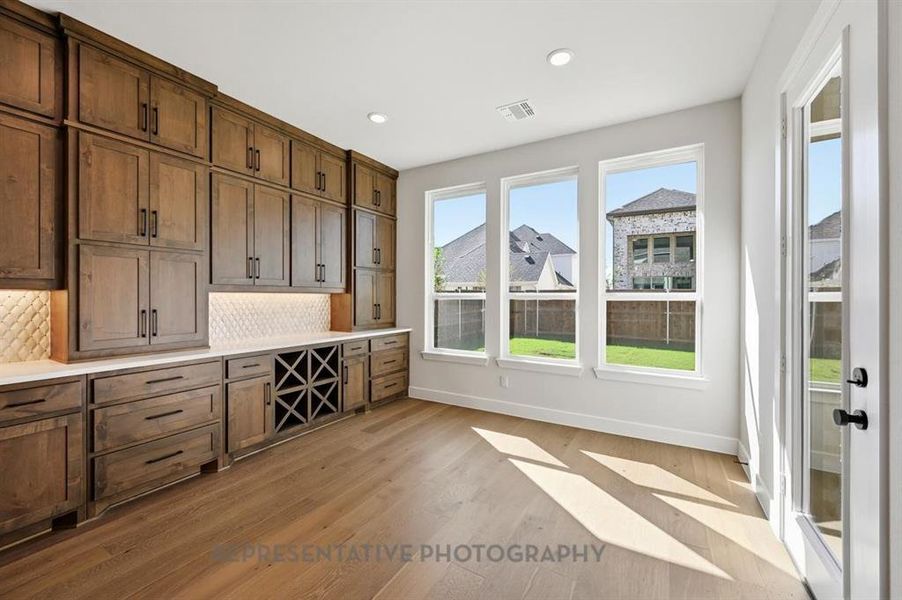 Furnished interior view inside a new home in Star Trail: 65ft. lots, Prosper (Image 16). Furnished interior view inside a new home in Star Trail: 65ft. lots, Prosper (Image 16).