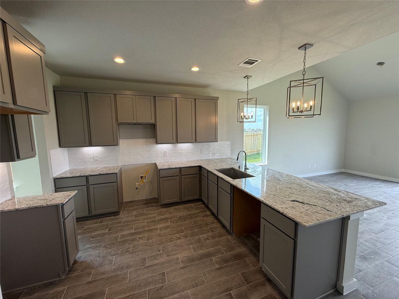 Furnished interior view inside a new home in Huntington Place, Rosharon (Image 3).