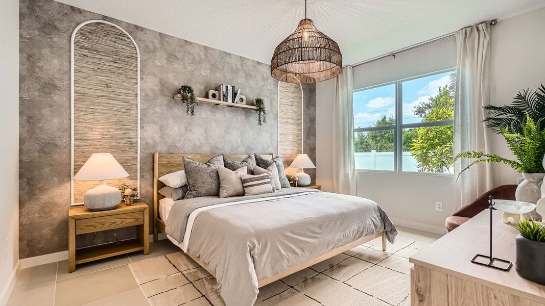 Furnished interior view inside a new home in Sandpiper Square, Stuart (Image 19).