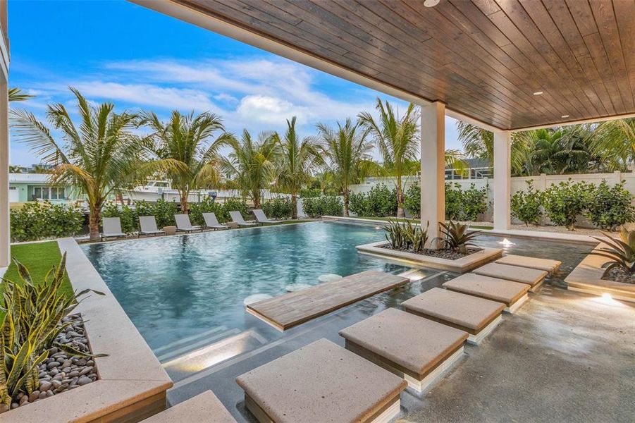 Exterior details and patio area of a home in , Anna Maria (Image 32).