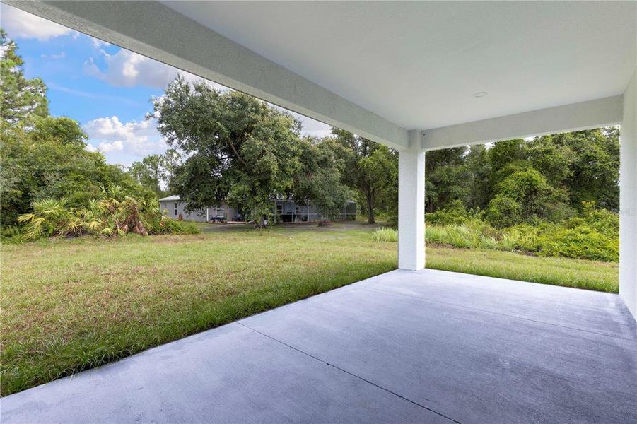 Exterior details and patio area of a home in , North Port (Image 23).