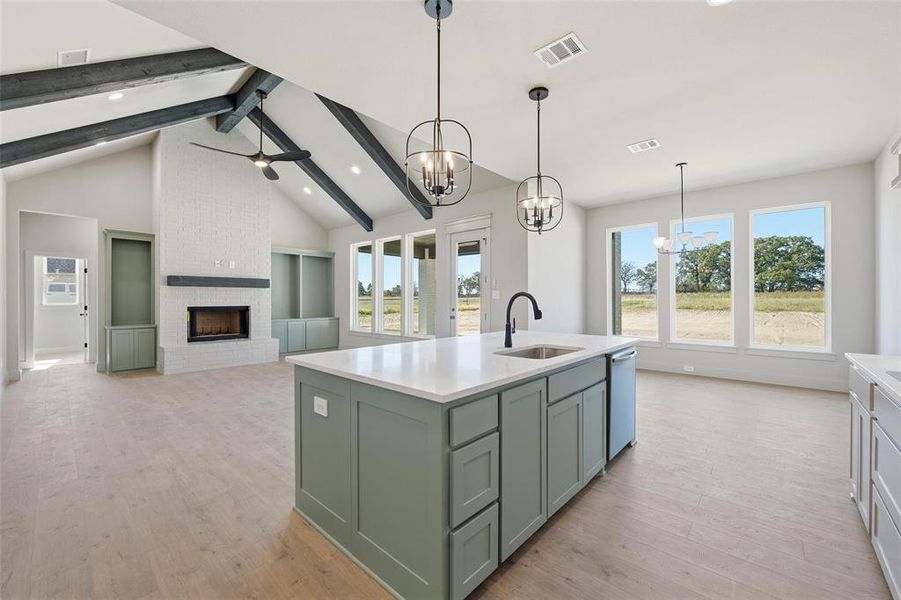 Furnished interior view inside a new home in , Poolville (Image 7).