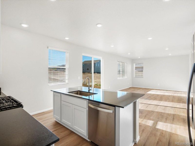 Furnished interior view inside a new home in Revere at Johnstown, Johnstown (Image 9).