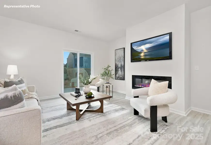 Furnished interior view inside a new home in Secrest Commons, Monroe (Image 11).