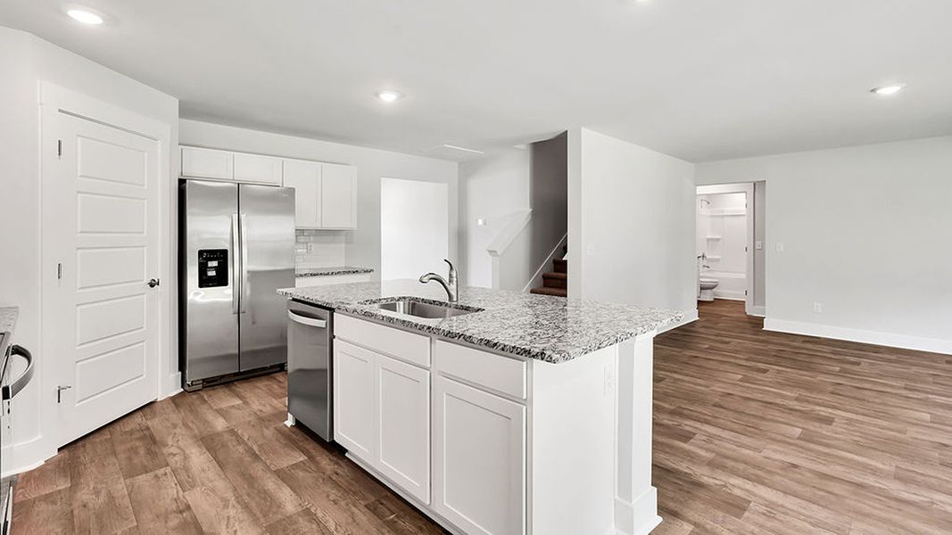Furnished interior view inside a new home in Merchant Point, Jacksonville (Image 10).