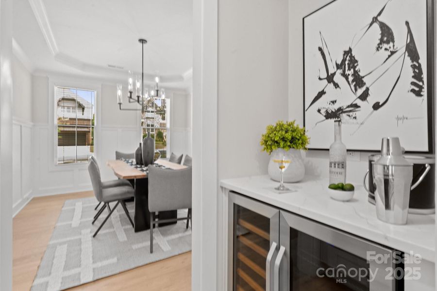 Furnished interior view inside a new home in , Charlotte (Image 17).