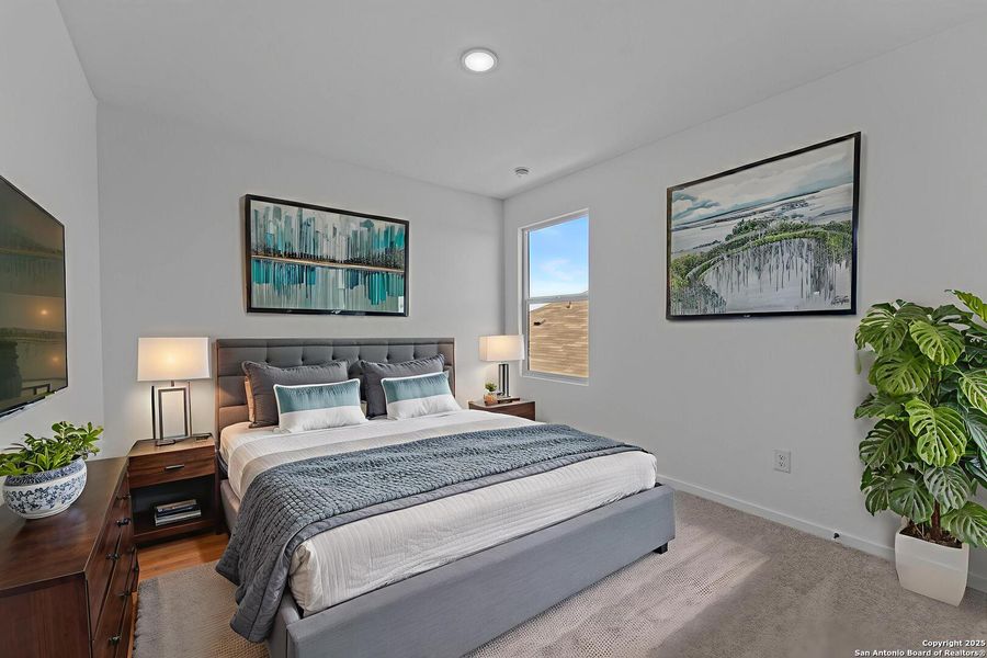 Furnished interior view inside a new home in Lodi Grove, Floresville (Image 3).