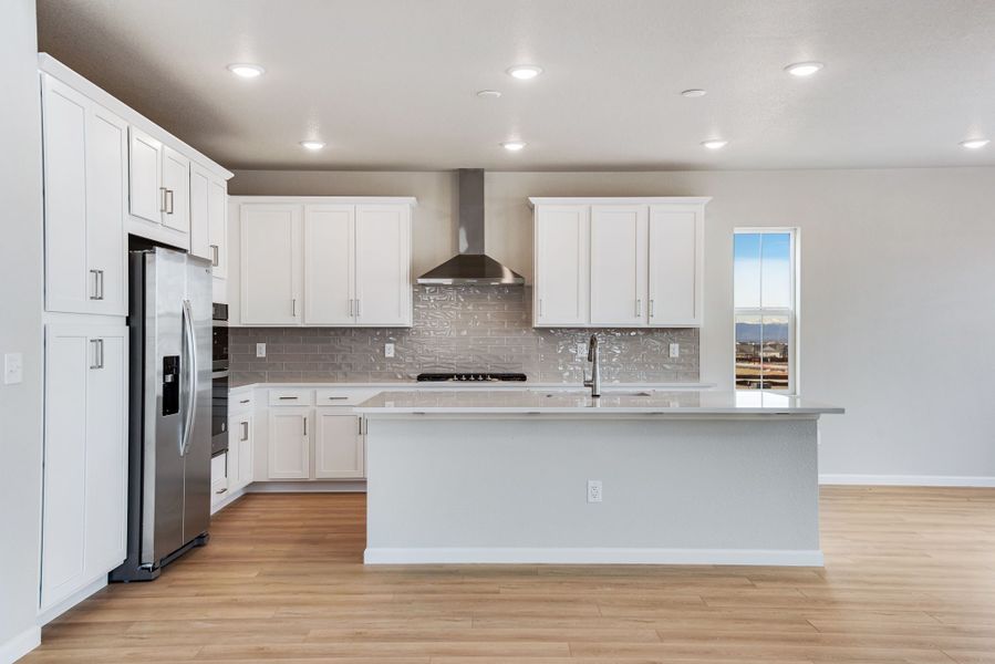 Furnished interior view inside a new home in Prelude at The Aurora Highlands, Aurora (Image 6). Furnished interior view inside a new home in Prelude at The Aurora Highlands, Aurora (Image 6).