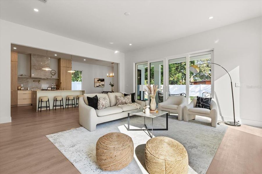 Furnished interior view inside a new home in , Orlando (Image 7). Furnished interior view inside a new home in , Orlando (Image 7).