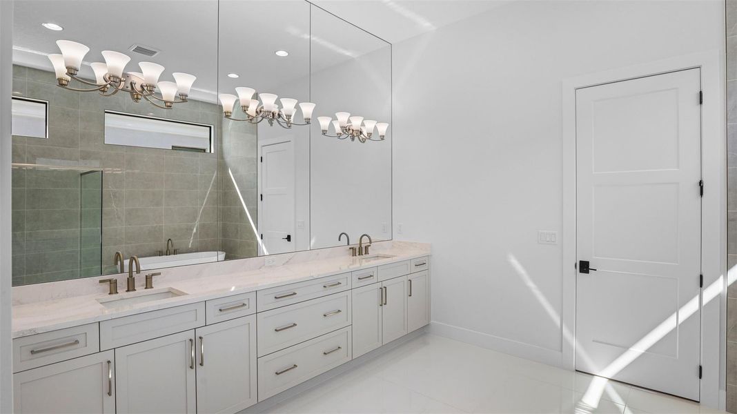 Furnished interior view inside a new home in , Palm Beach Gardens (Image 14).