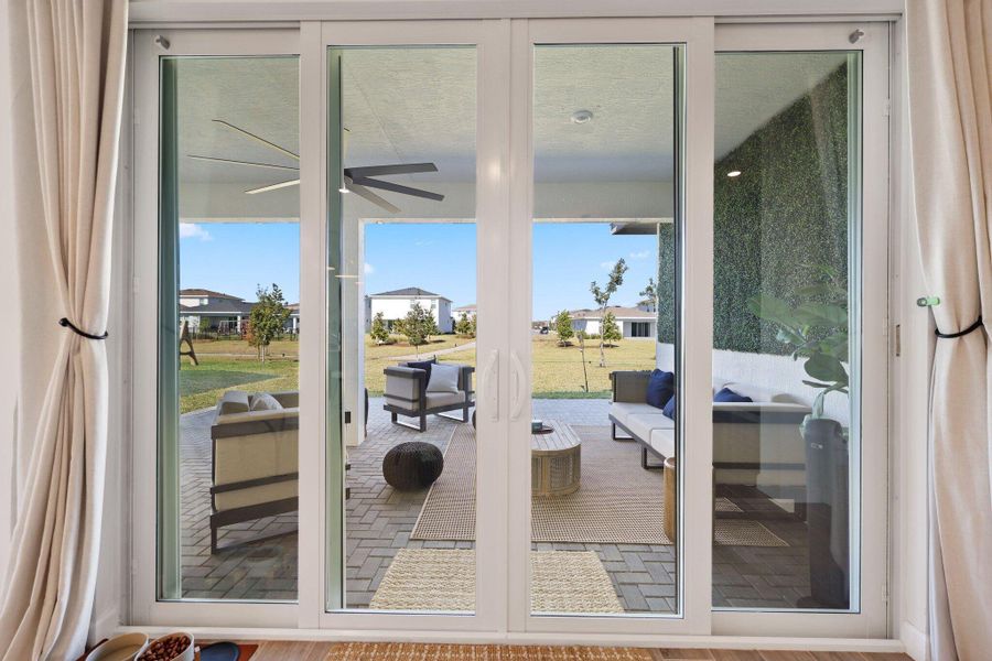 Exterior details and patio area of a home in , Loxahatchee (Image 34).
