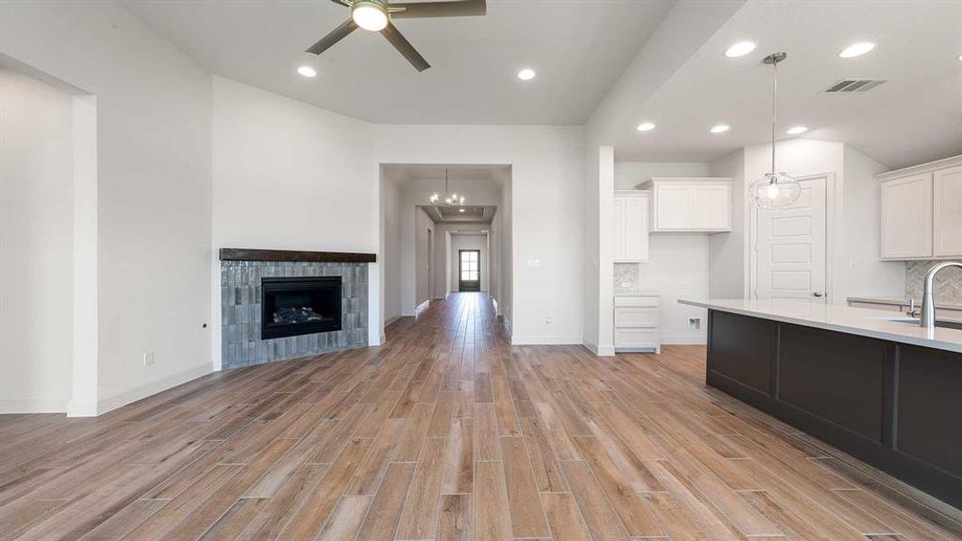 Spacious, unfurnished interior of a new home in Cambridge Crossing 50', Celina (Image 17).