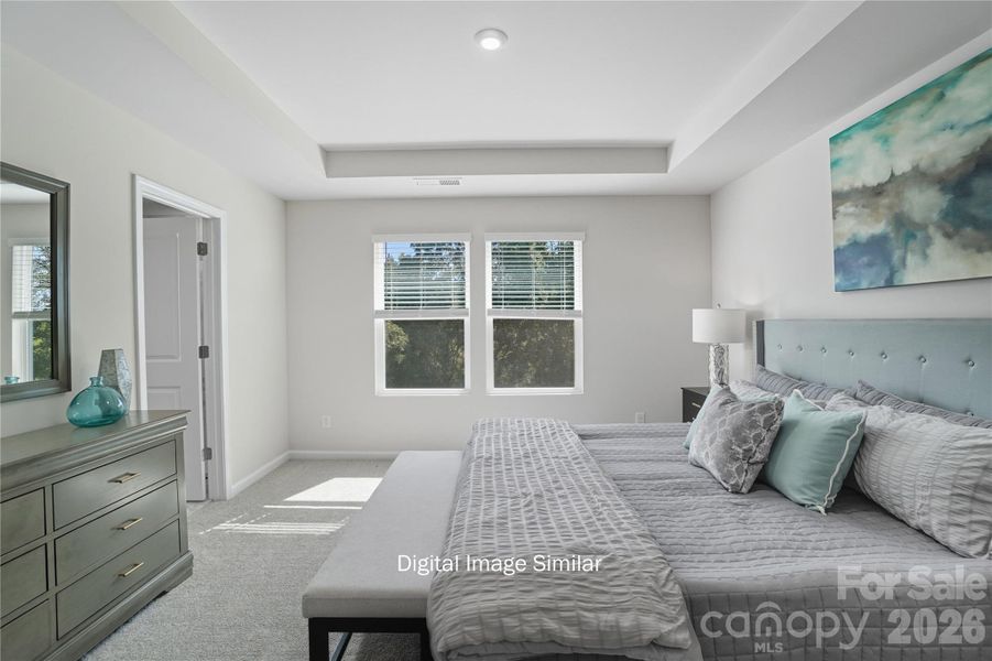 Furnished interior view inside a new home in Bailey Run, Charlotte (Image 11).