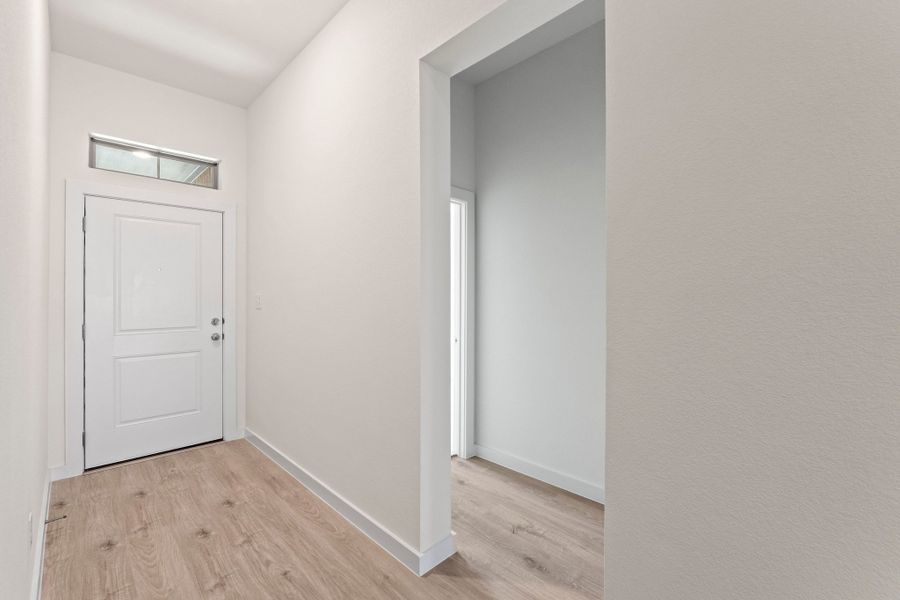 Primary Entry in the Quartz home plan by Trophy Signature Homes – REPRESENTATIVE PHOTO