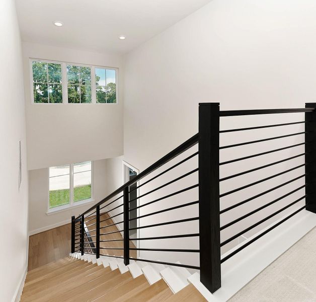 Spacious, unfurnished interior of a new home in , The Woodlands (Image 29). Spacious, unfurnished interior of a new home in , The Woodlands (Image 29).