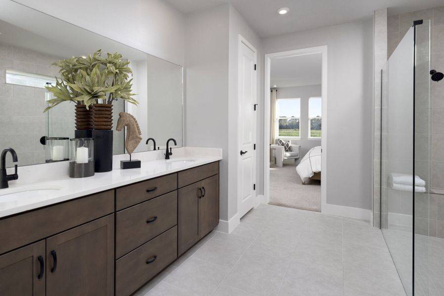 Representative furnished interior of a home built from the Terra Rosa II by Mattamy Homes in Pasadena Ridge, Zephyrhills (Image 10).