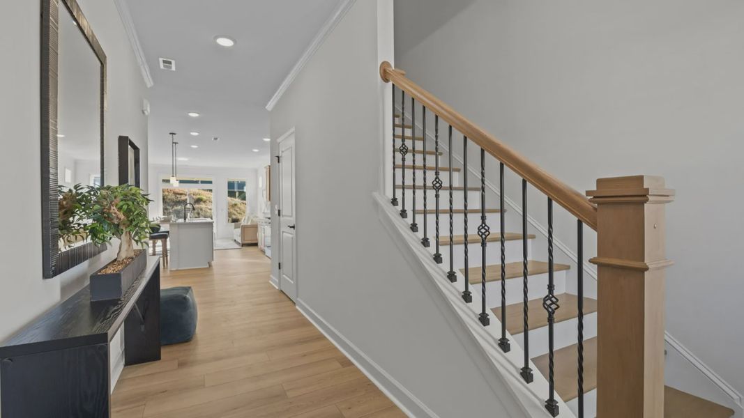 Spacious, unfurnished interior of a new home in Village at Maple Leaf Farm, King (Image 23).
