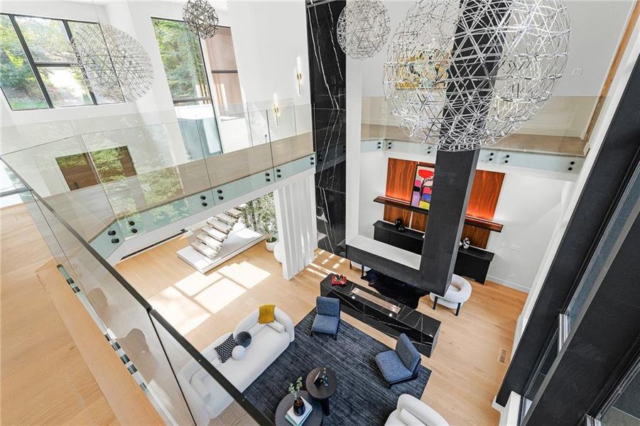 Furnished interior view inside a new home in , Atlanta (Image 29).