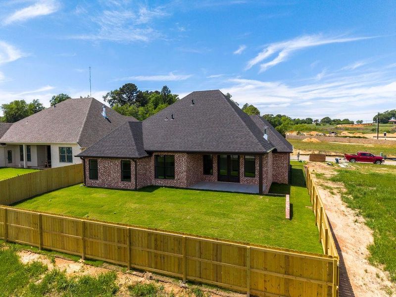 Exterior details and patio area of a home in , Tyler (Image 23).