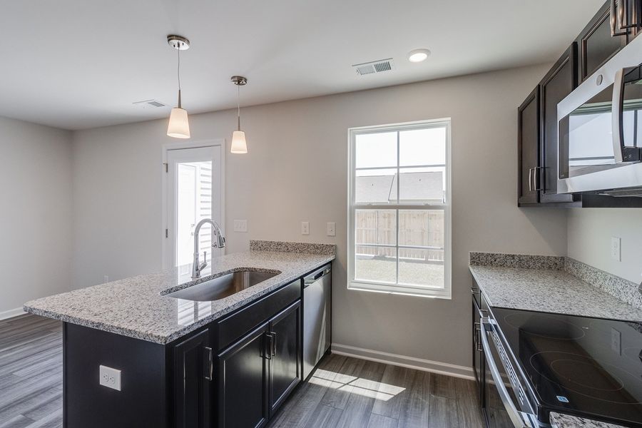 Furnished interior view inside a new home in Astoria, Columbia (Image 10).