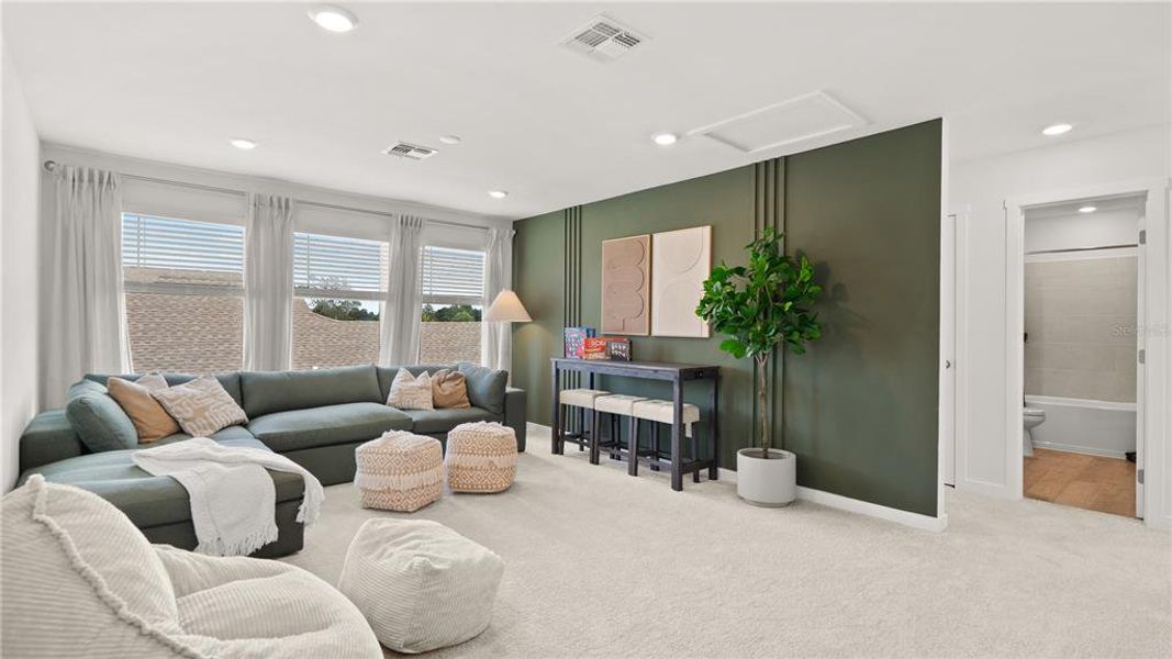 Furnished interior view inside a new home in , St. Cloud (Image 5).