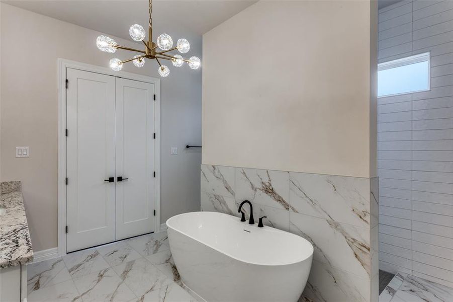 Furnished interior view inside a new home in , Aledo (Image 16).