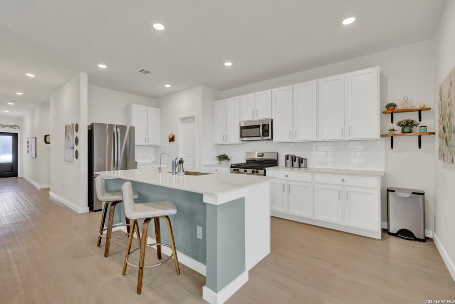 Furnished interior view inside a new home in Parkside, New Braunfels (Image 8).