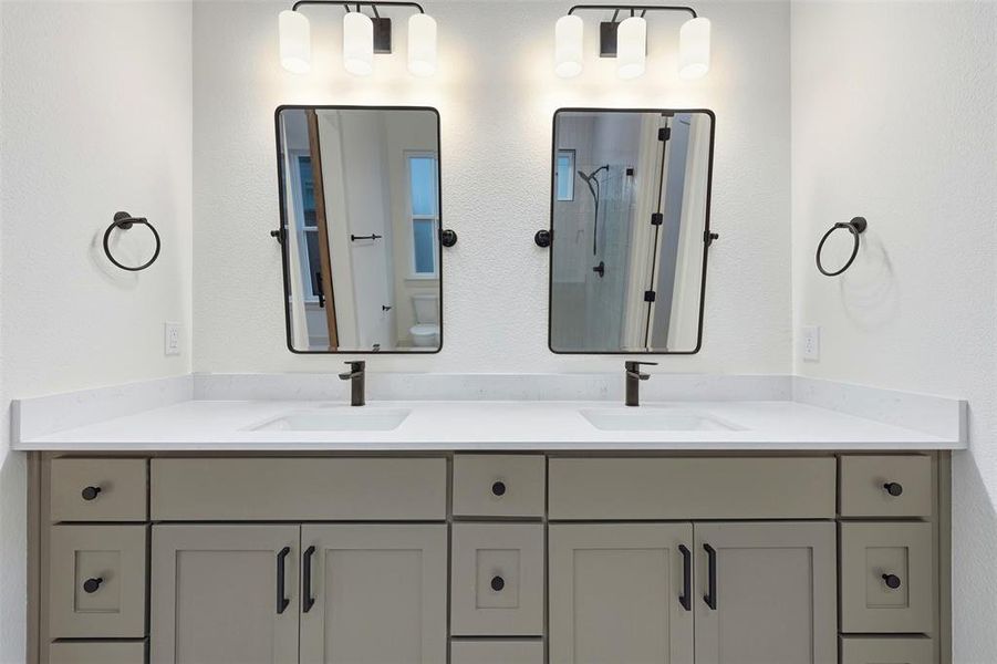 Furnished interior view inside a new home in , Midlothian (Image 8).