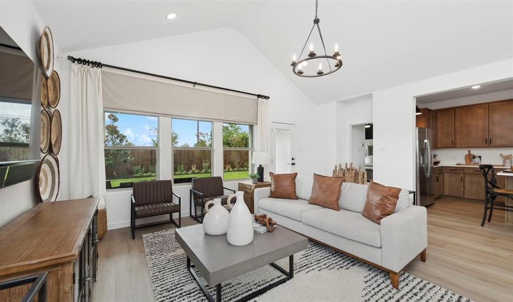 Furnished interior view inside a new home in Caldwell Lakes, Dallas (Image 28).