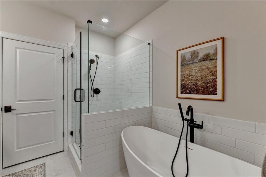 Furnished interior view inside a new home in , Alpharetta (Image 42).