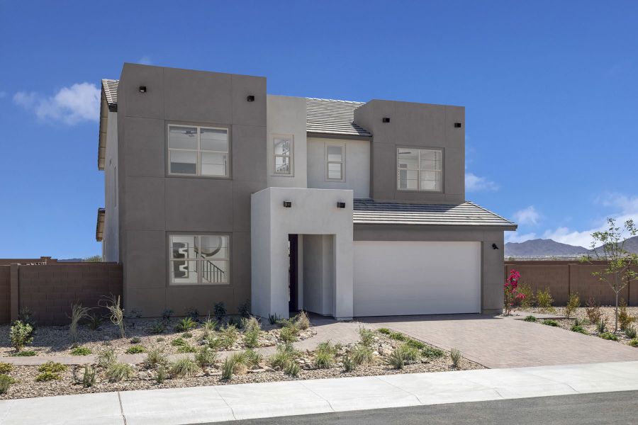 Representative exterior photo of a completed home built from the Lagoon by Mattamy Homes in White Tank Vistas, Waddell, AZ (Image 25). Representative exterior photo of a completed home built from the Lagoon by Mattamy Homes in White Tank Vistas, Waddell, AZ (Image 25).