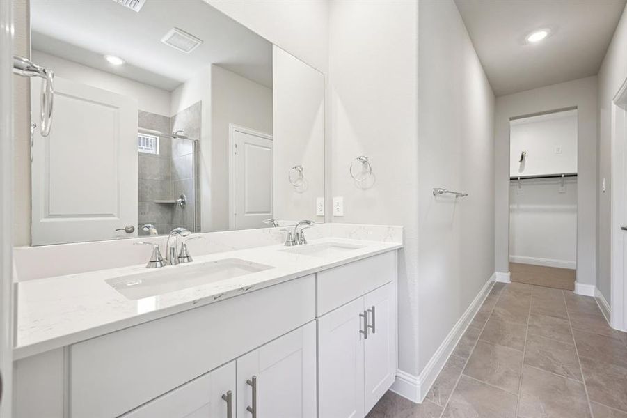 Furnished interior view inside a new home in Eastridge - Signature Series, McKinney (Image 9). Furnished interior view inside a new home in Eastridge - Signature Series, McKinney (Image 9).
