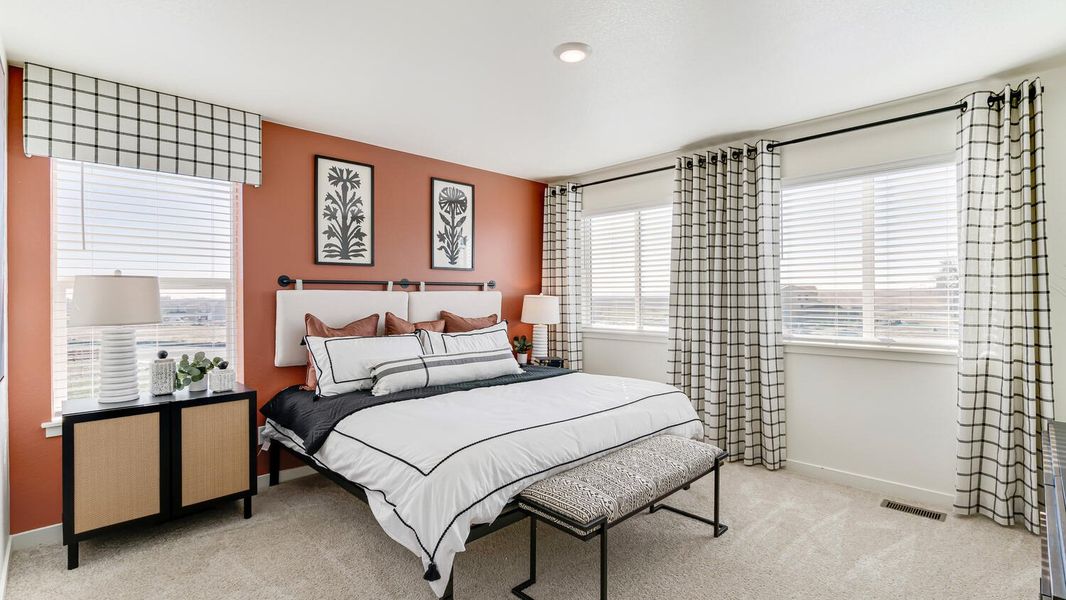 Furnished interior view inside a new home in Revere at Johnstown, Johnstown (Image 12). Furnished interior view inside a new home in Revere at Johnstown, Johnstown (Image 12).