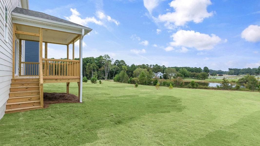 Representative exterior details of a home built from the Norman by D.R. Horton in Kalas Falls, Wake Forest (Image 20). Representative exterior details of a home built from the Norman by D.R. Horton in Kalas Falls, Wake Forest (Image 20).