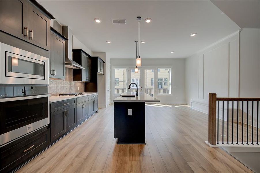 Furnished interior view inside a new home in Barrett Pointe, Kennesaw (Image 11).