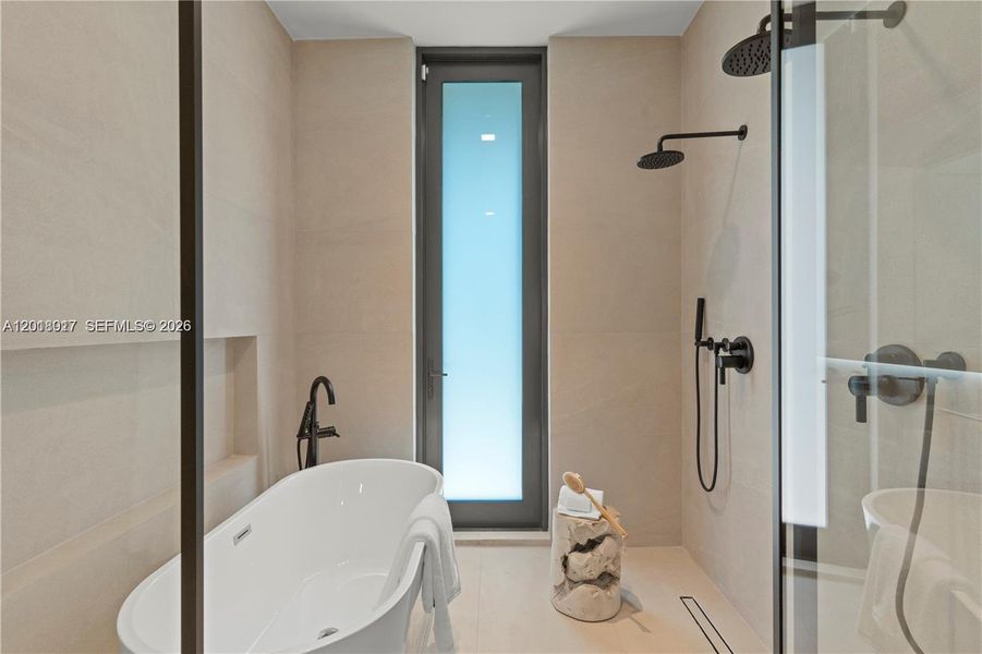 Furnished interior view inside a new home in , Miami (Image 36).