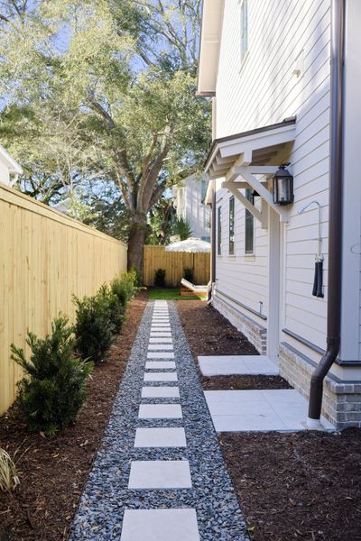 Exterior details and patio area of a home in , Mount Pleasant (Image 42). Exterior details and patio area of a home in , Mount Pleasant (Image 42).