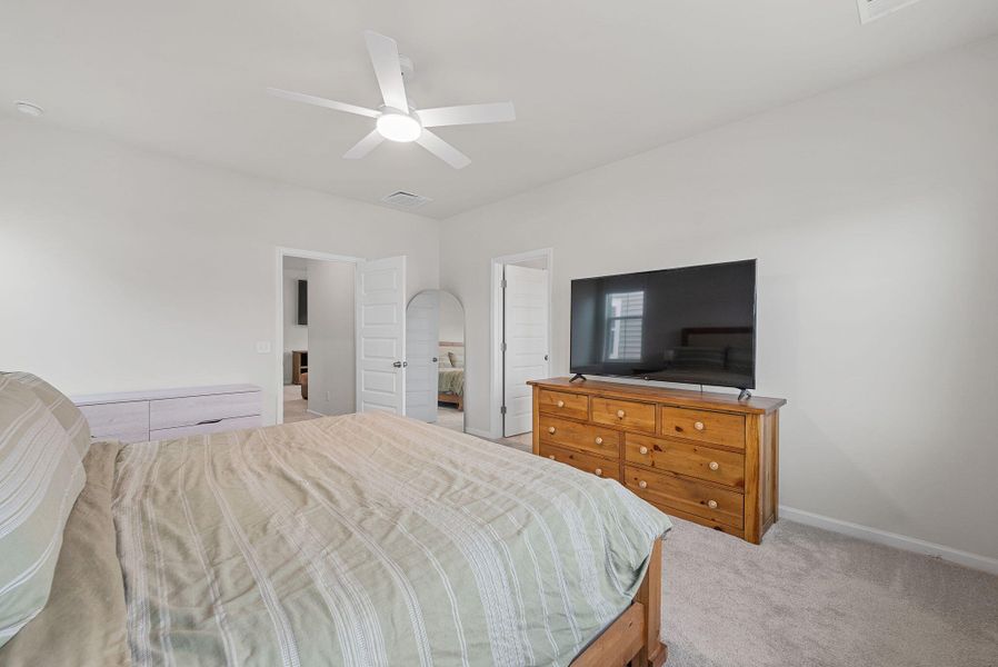 Furnished interior view inside a new home in Heron's Walk at Summers Corner, Summerville (Image 44).