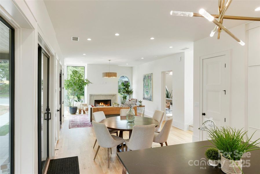 Furnished interior view inside a new home in , Charlotte (Image 9).
