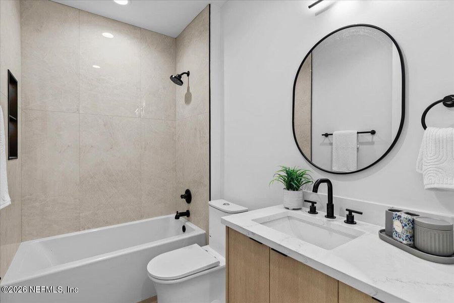 Furnished interior view inside a new home in , Jacksonville Beach (Image 16).