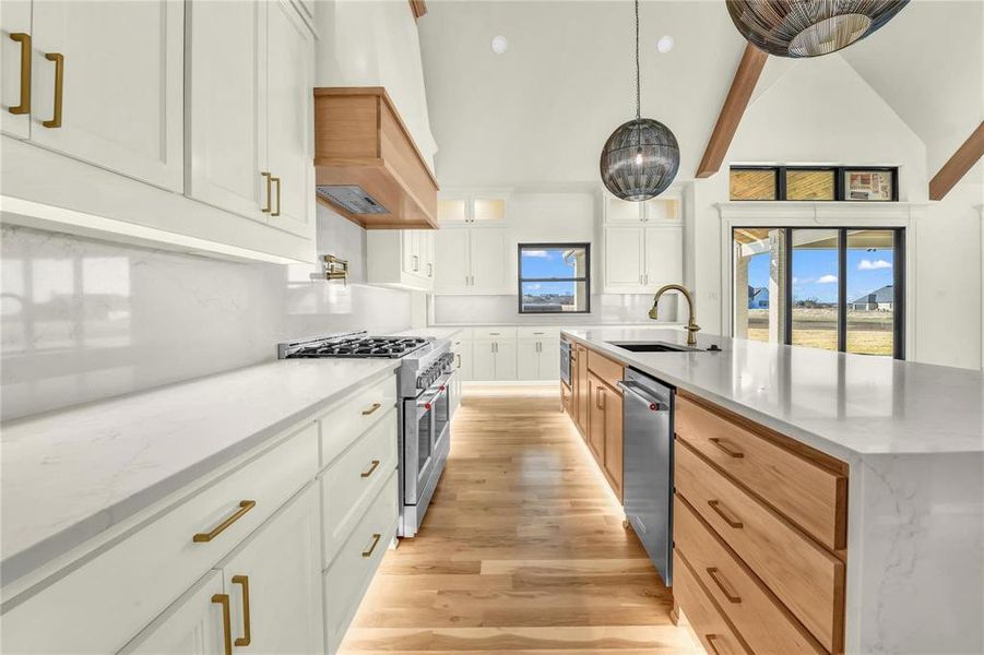 Furnished interior view inside a new home in , Aledo (Image 6).