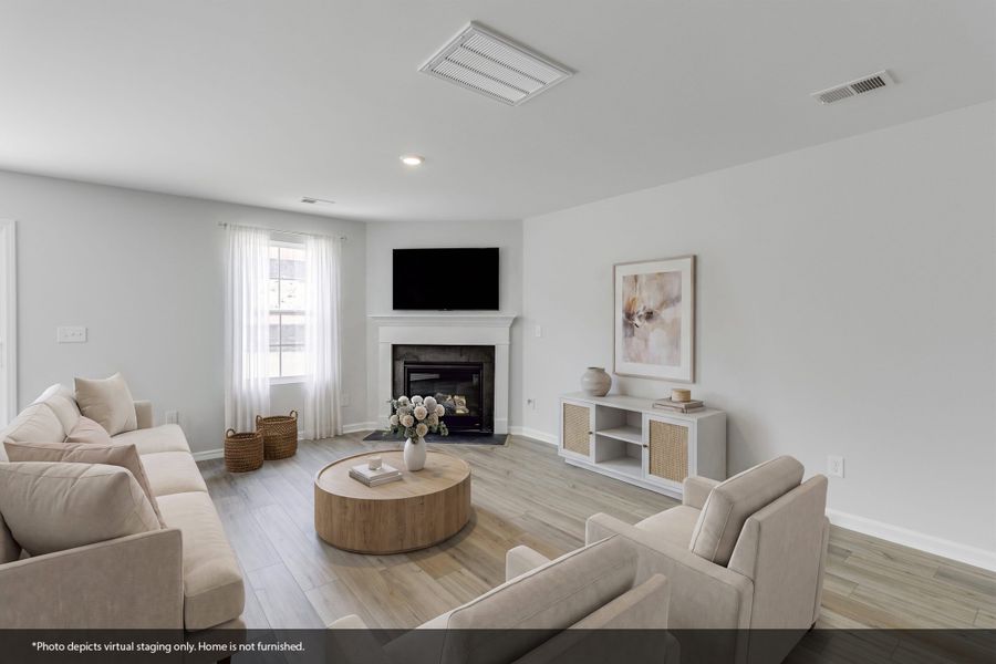 Furnished interior view inside a new home in Ellington, Elgin (Image 9).